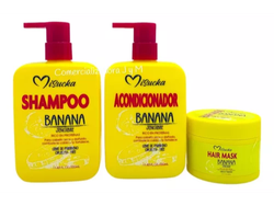 Kit Capilar Banana & Jengibre Cabello Seco Y Dañado Misucka