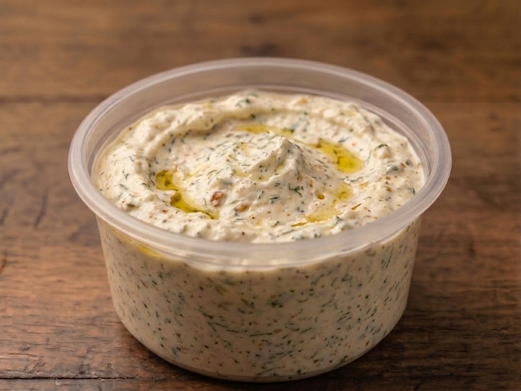 Dip de yogur & ajo ahumado