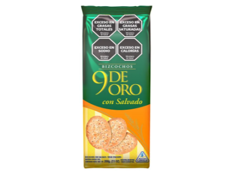 9 DE ORO - Con salvado