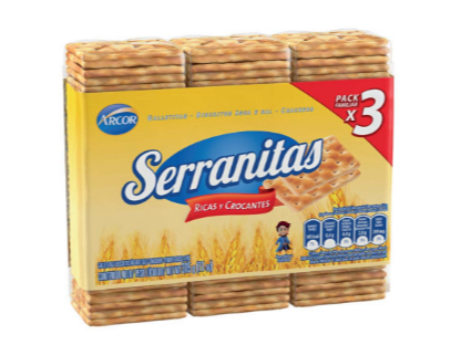 Galletas de agua SERRANITAS x3
