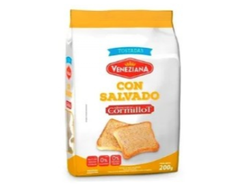 Tostada con salvado VENEZIANA