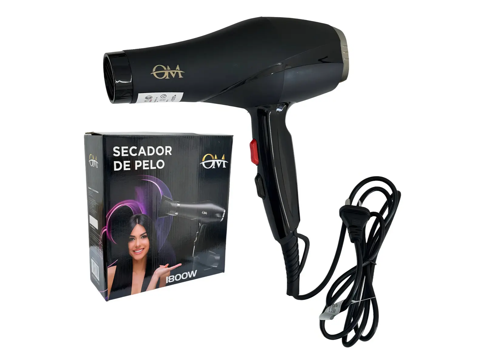 Secador De Pelo OM Profesional 1800W