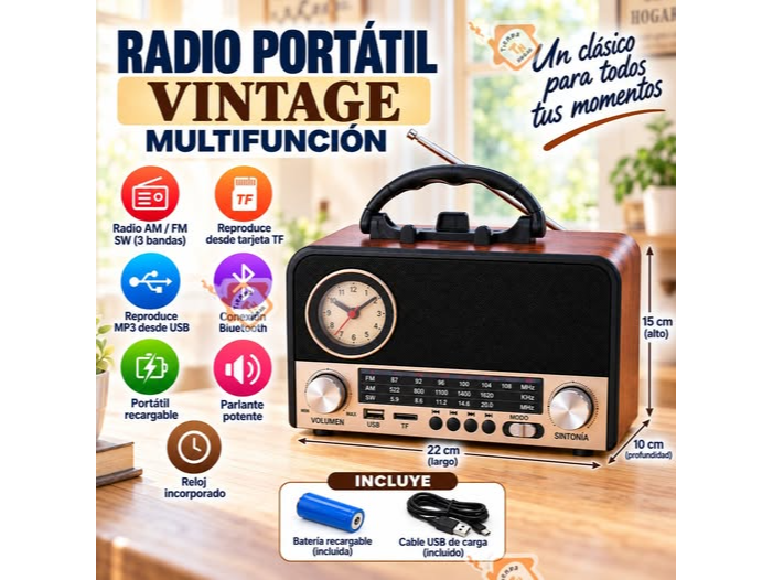 Radio portátil vintage