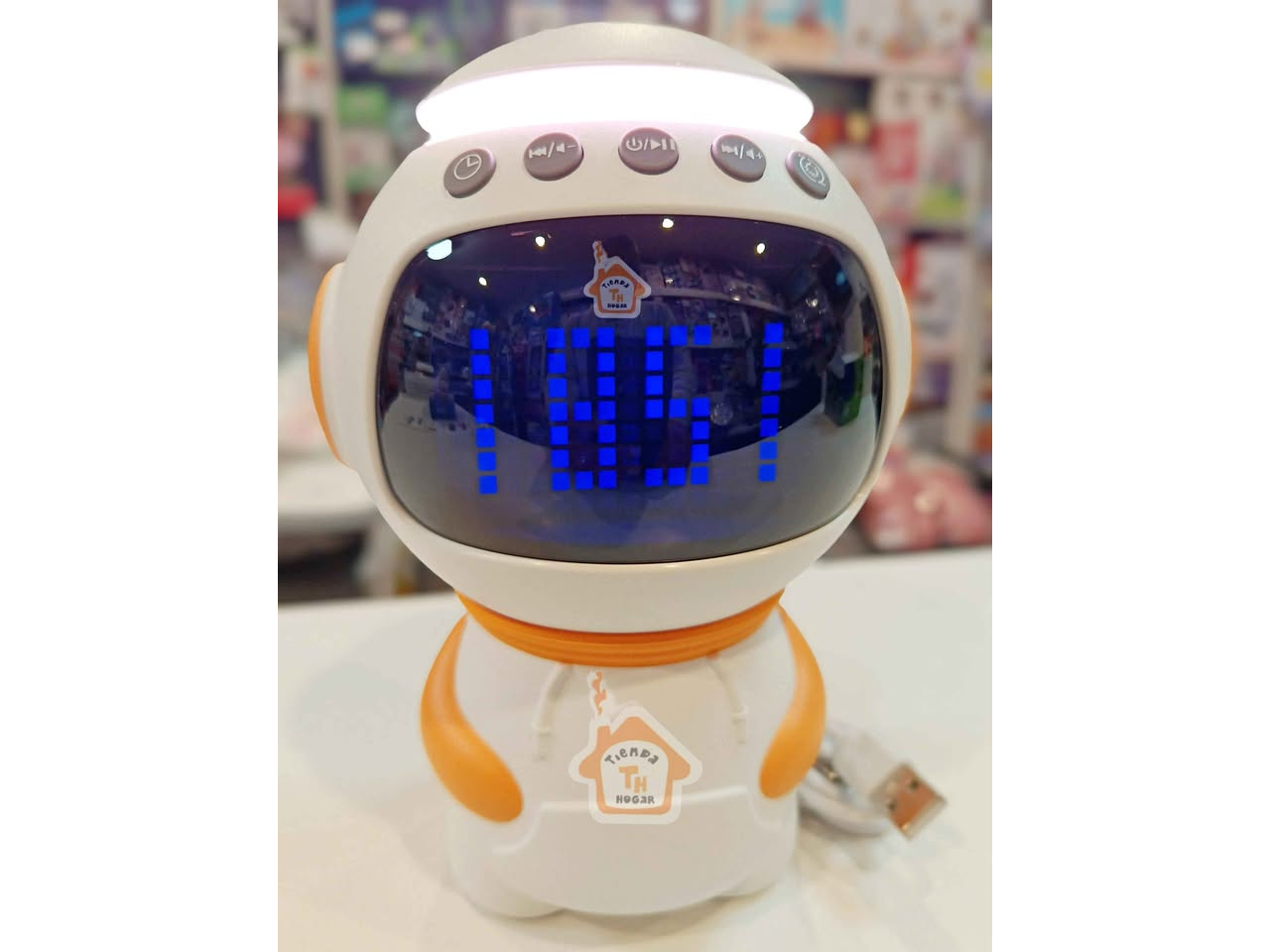 Parlante portátil recargable Astronauta Bluetooth