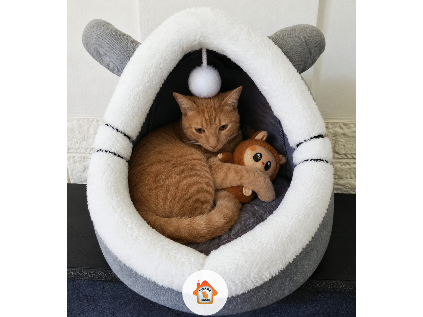 Cama Para Gatos Semicerrada