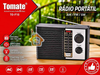 Radio portátil 3 bandas eléctrica y a pilas