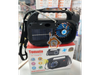 Ventilador Parlante Linterna Carga Solar 3 En1