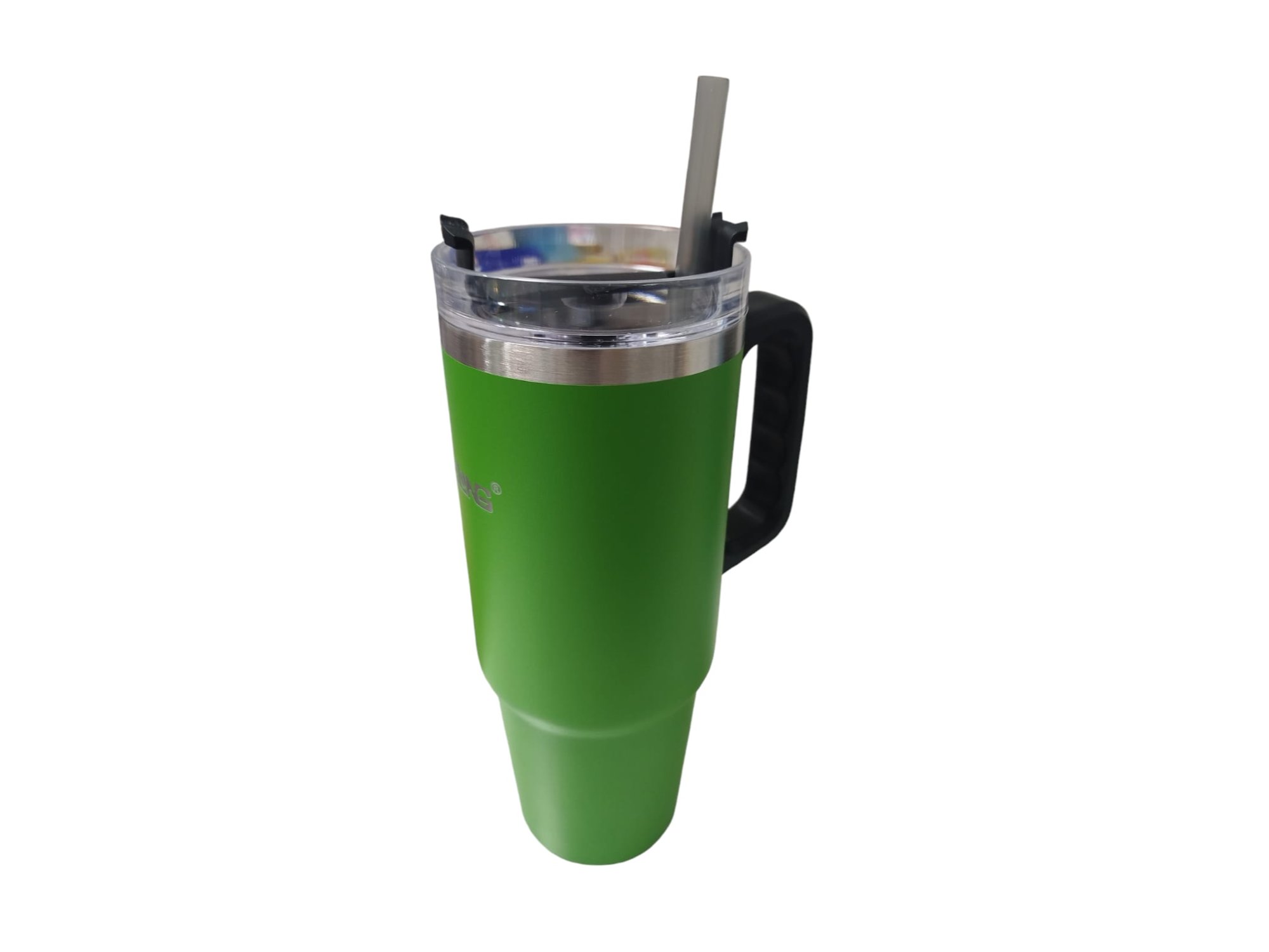 Vaso Jarra Térmico 900ml Manija C/tapa Bombilla Acero Inox.