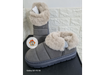 Pantuflas Unisex Botas Peluche Interior Importada Premiun