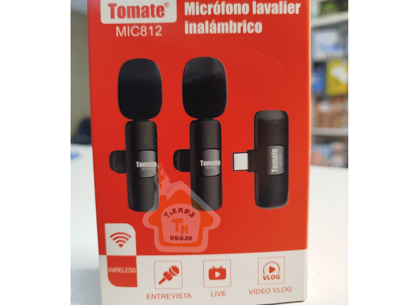 Micrófono Lavalier Inalámbrico Tomate Mic812 Usb-c