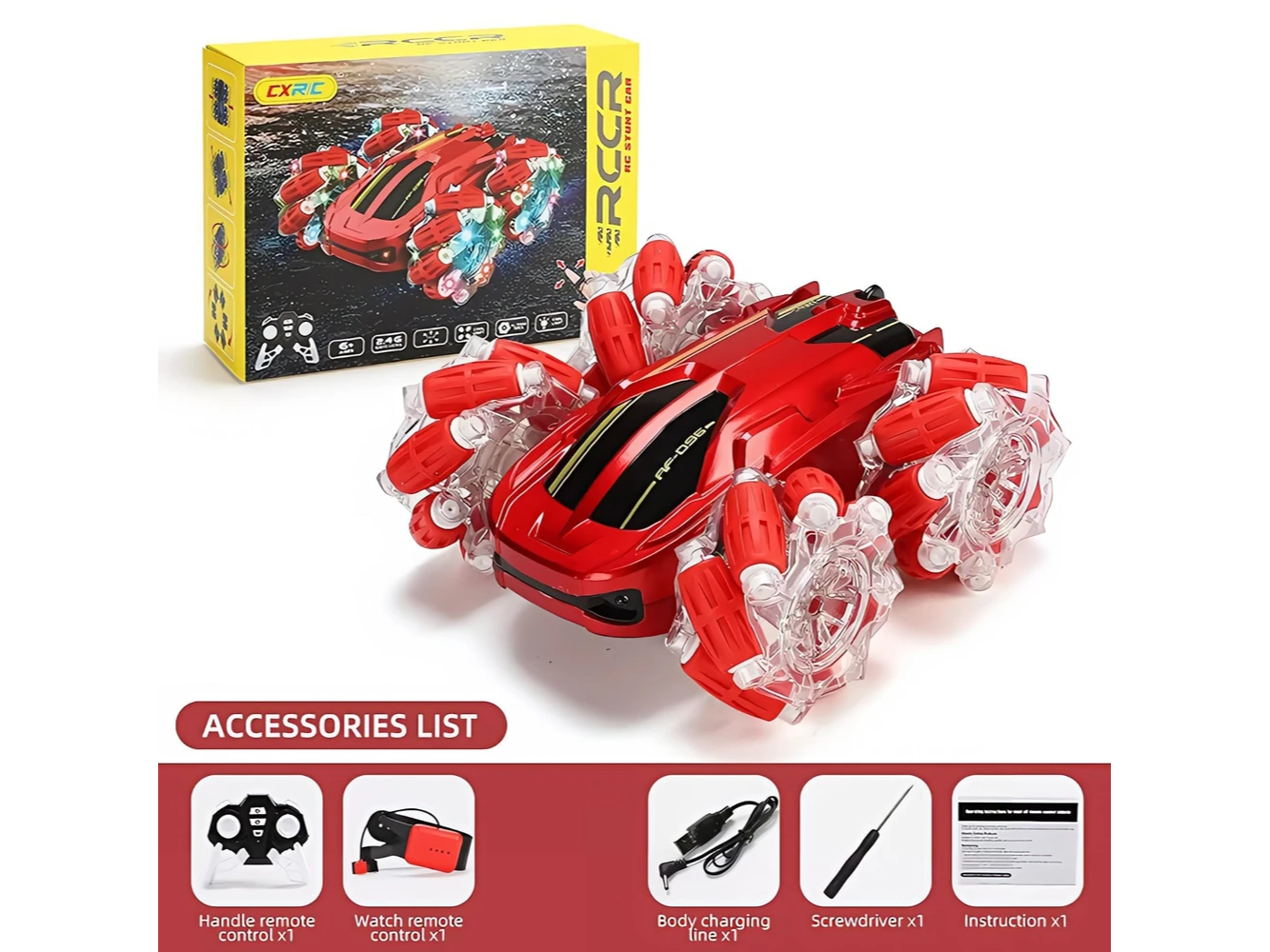 Auto acrobático a inducción