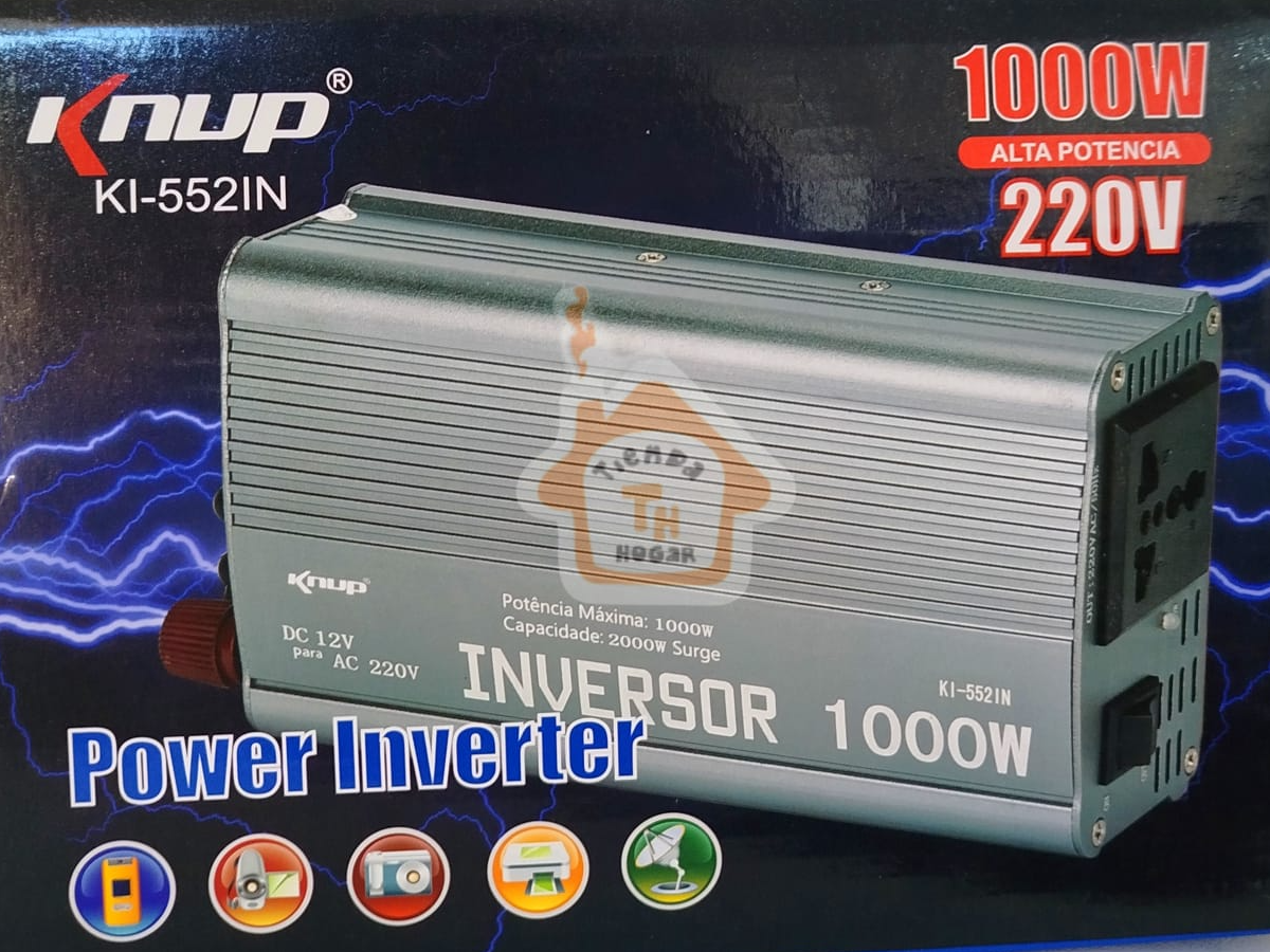 INVERSOR DE CORRIENTE 12V A 220V 1000 W