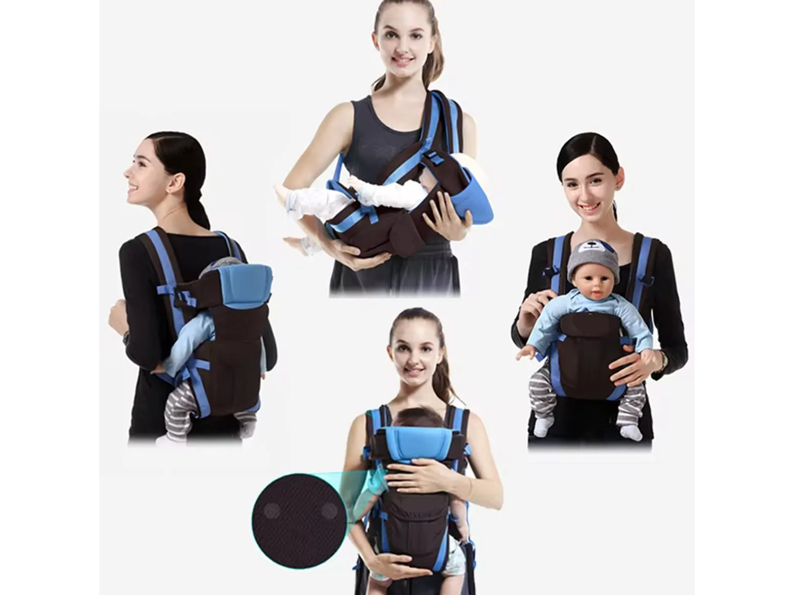 Mochila porta bebé ergonómica