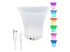 Balde Frapera Hielera Luz Led Parlante Bluetooth Recargable