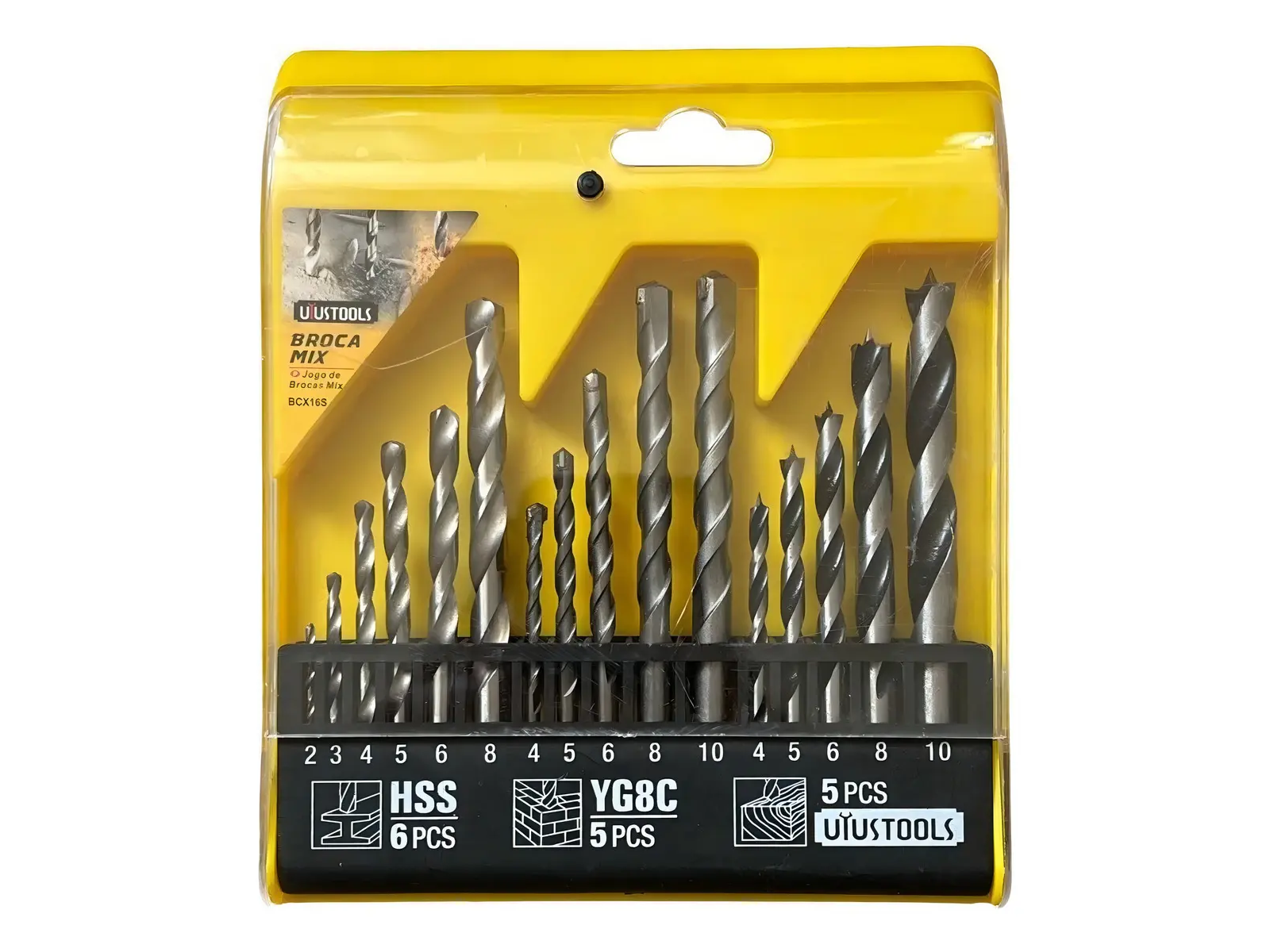 Set De Brocas Uyustools 16pcs (fie/mad/conc)