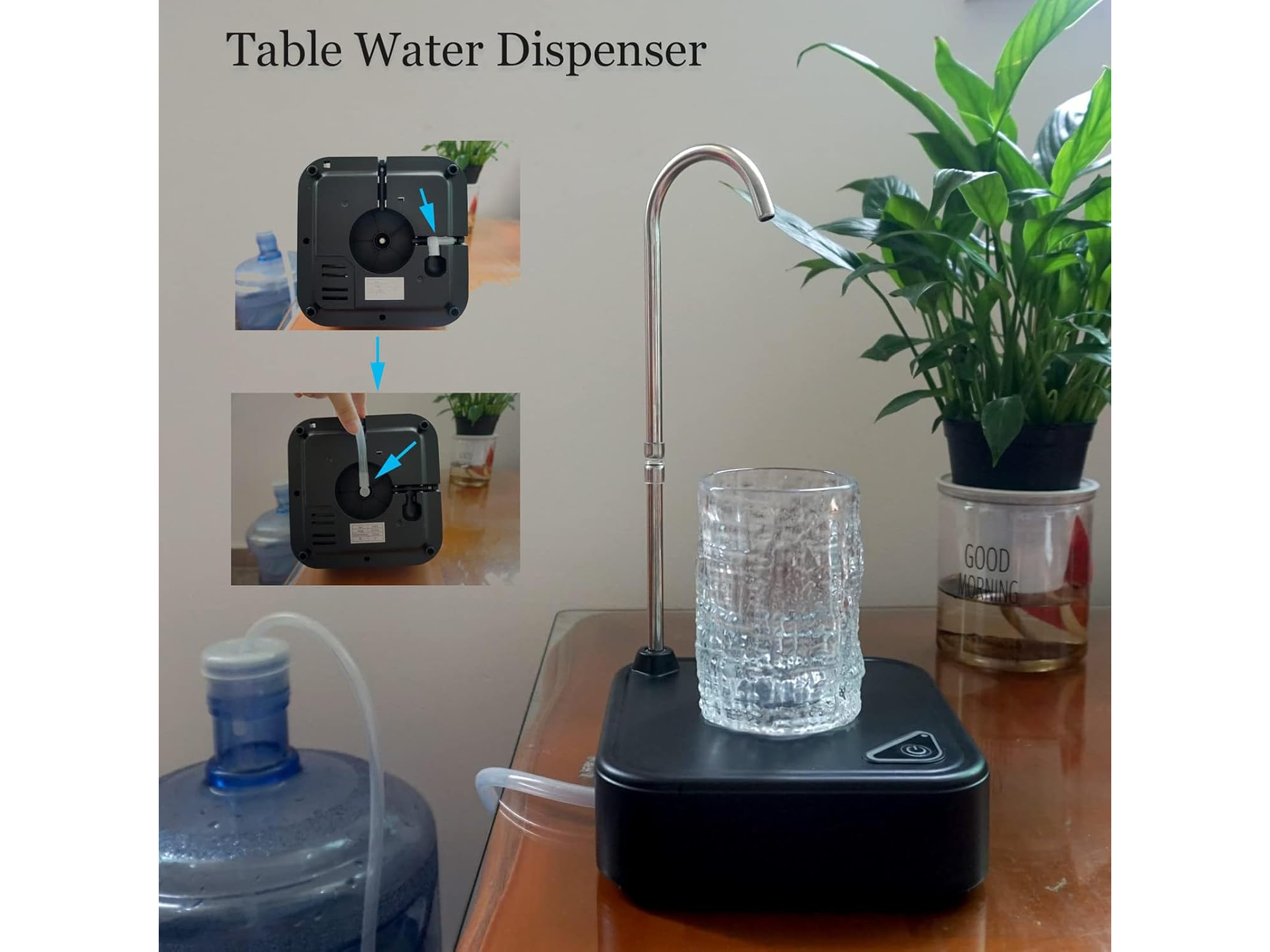Dispenser De Agua Portátil Recargable USB 20L Bomba