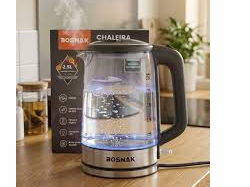 Jarra Pava Electrica Vidrio 2,5l 1500w Apagado Automático