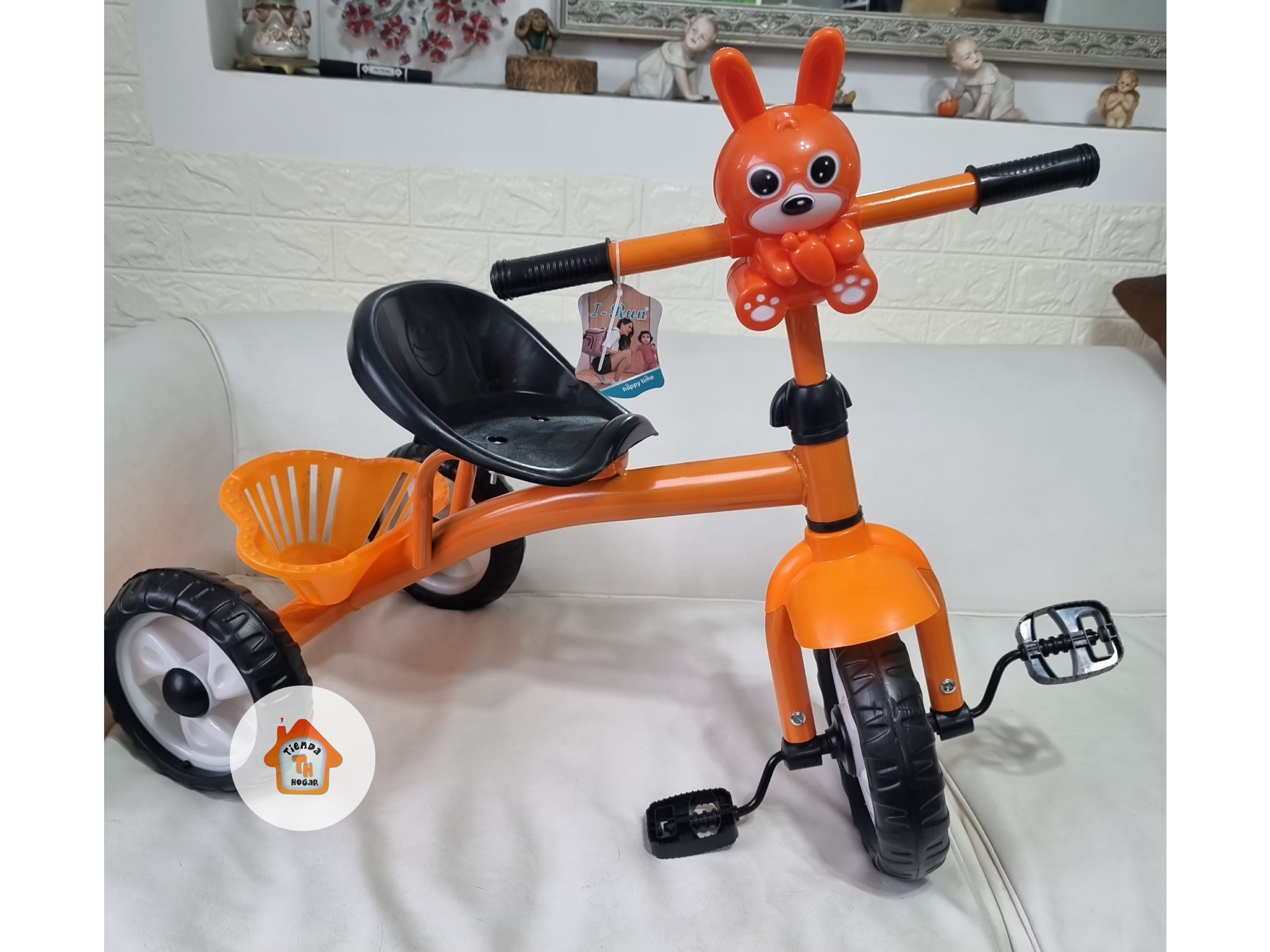 triciclo musical, musica y luces