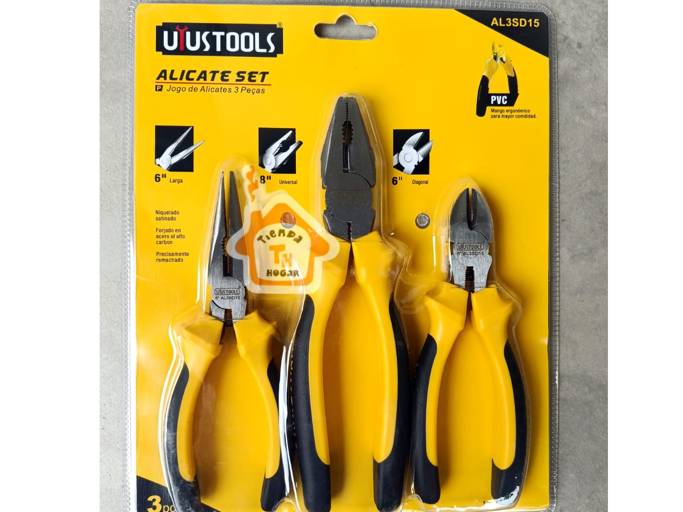 Set alicate x 3 unidades