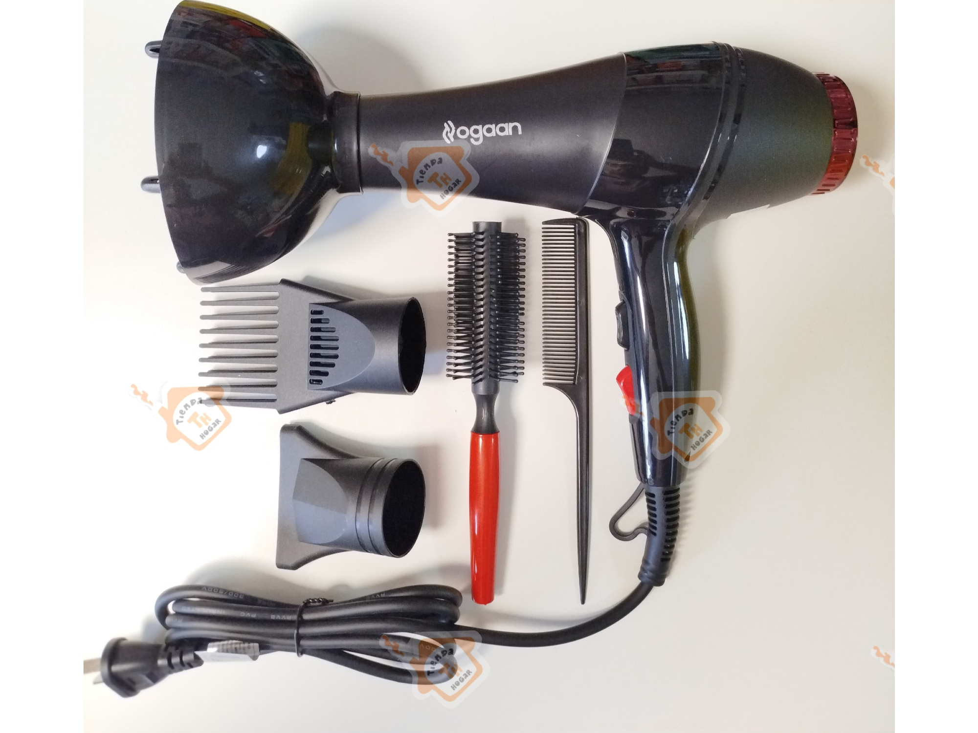 Secador De Pelo Agaan Profesional Frio Calor 2000w