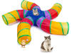 Túnel Para Gatos De Interior, Grande, Con Pelota De Juego