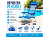 Reposera plegable