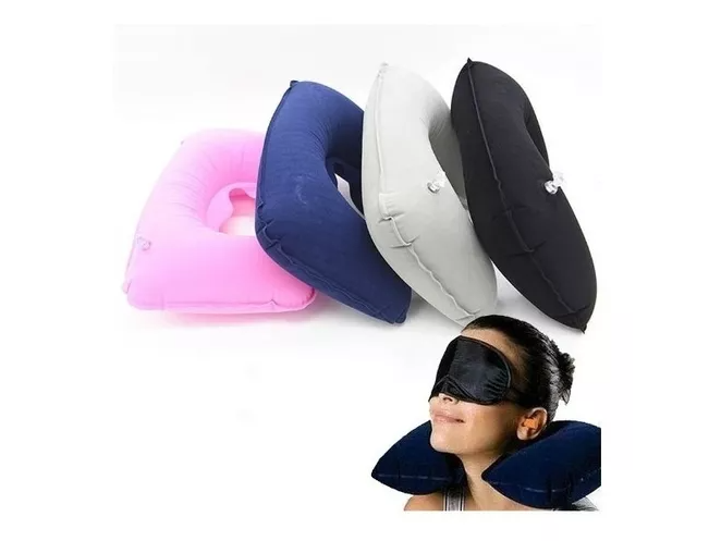 Cuello inflable + Antifaz