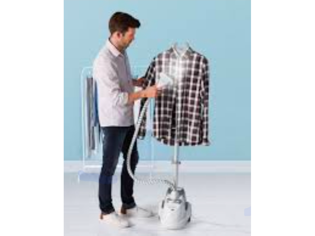 Plancha De Ropa Vertical A Vapor Con Ruedas