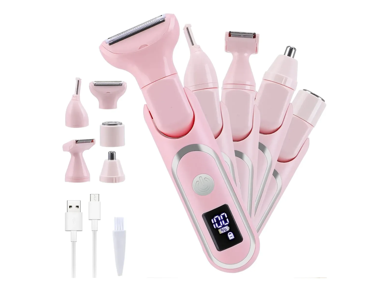 Depiladora Electrica Mujer,rasuradora Mujer, 5 En 1