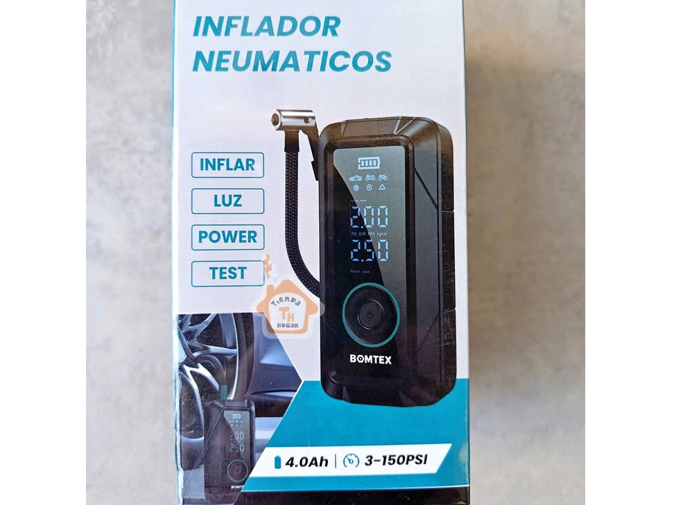 Inflador automático de neumáticos 12v