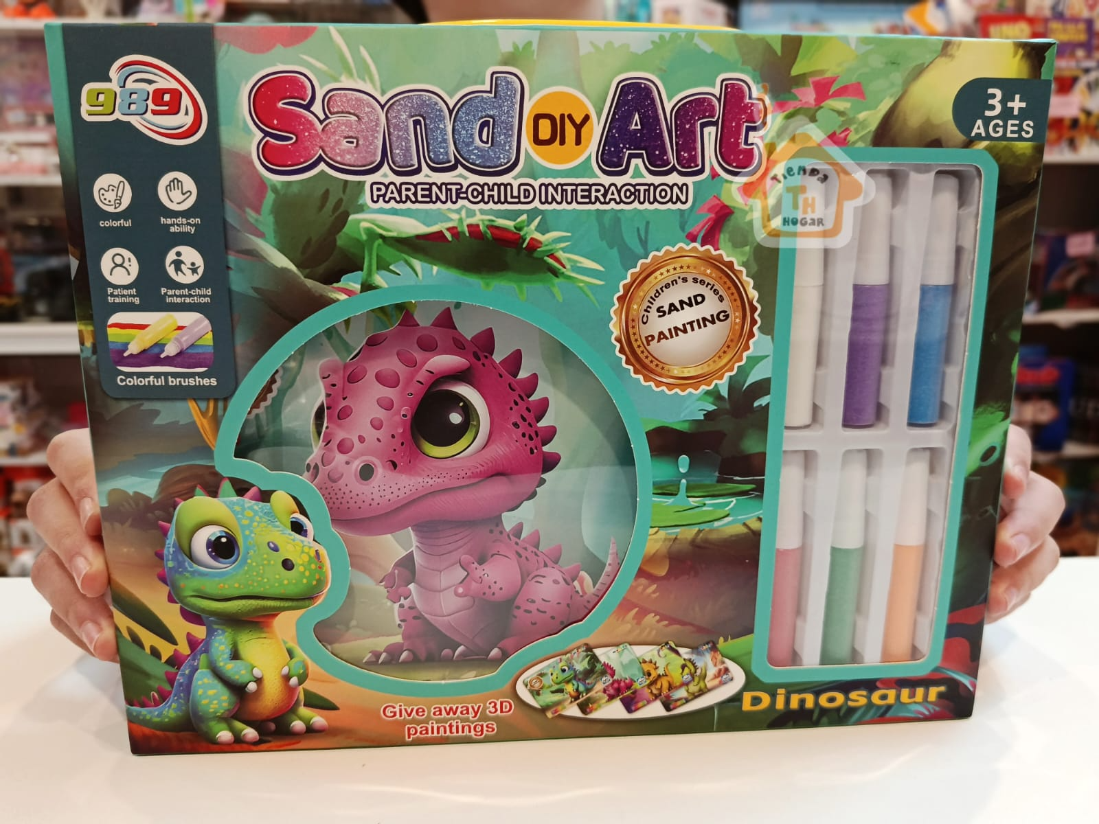 Set de arte Dino