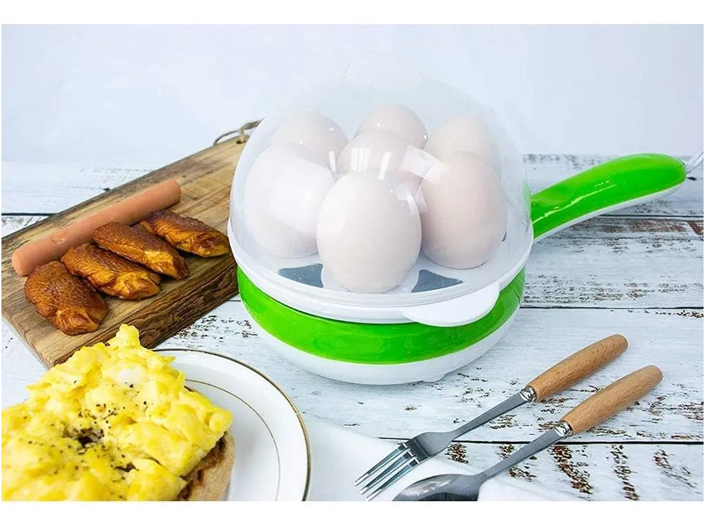 Mini Sárten Multifuncional Hervidor De Huevos Eléctrico