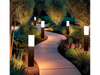 Luz Solar Rattan Jardín Exterior Estaca
