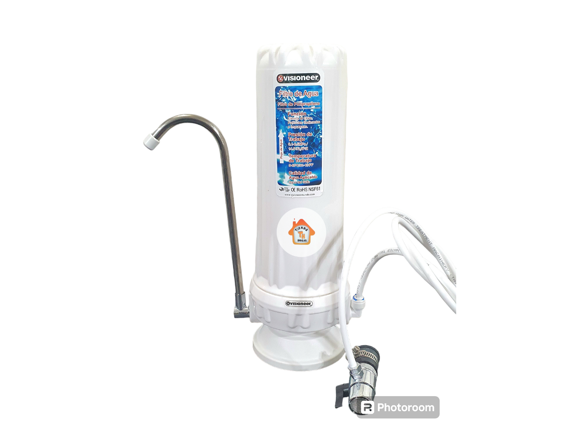 Filtro Purificador De Agua Sobre Mesada Universal