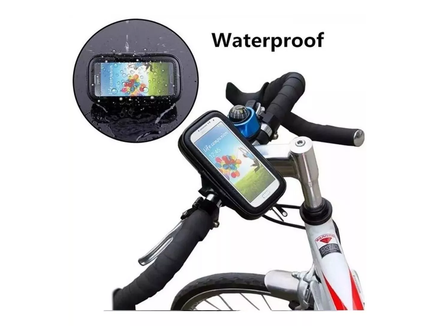 Soporte funda protectora agua Moto - Bici