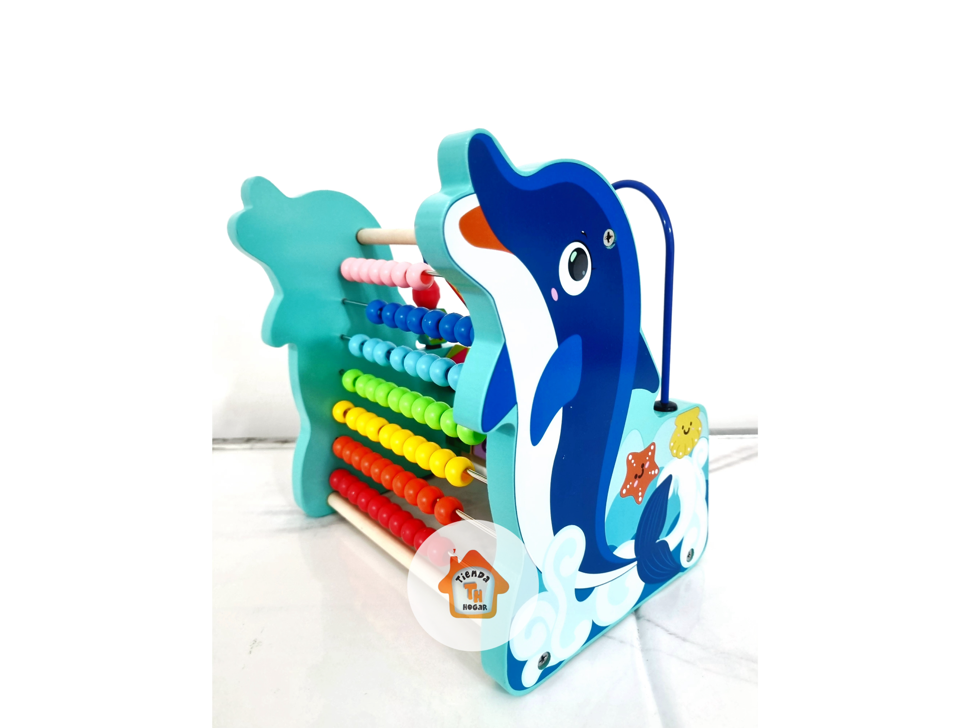 Juego Abacus Madera Aprender Matemáticas Contador Para Niños