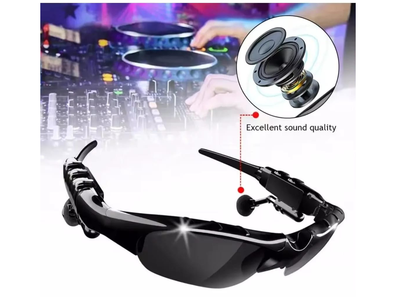 Gafas Anteojos Manos Libres Bluetooth Audifono