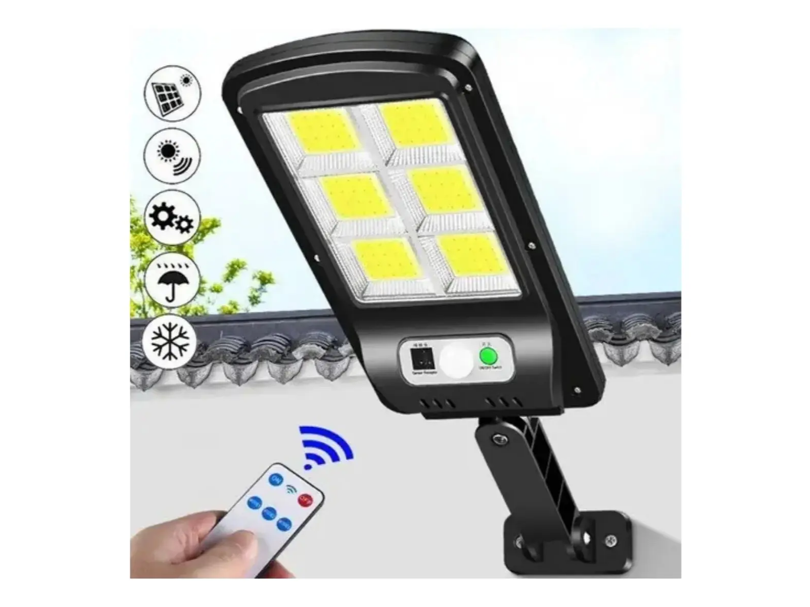 Reflector Led Solar Exterior Sensor Movimiento
