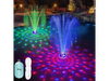 Fuente De Agua Flotante Bomba Recargable Luces Subacuática