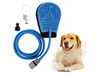 Cepillo Ducha Guante Para Perros Gatos Con Manguera Baño