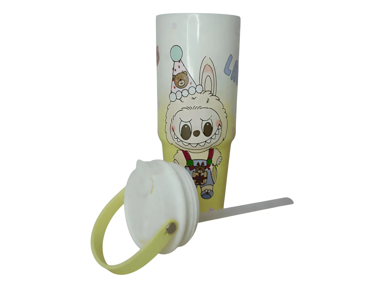 Vaso Térmico Labubu 900 Ml , Viral Acero Inoxidable