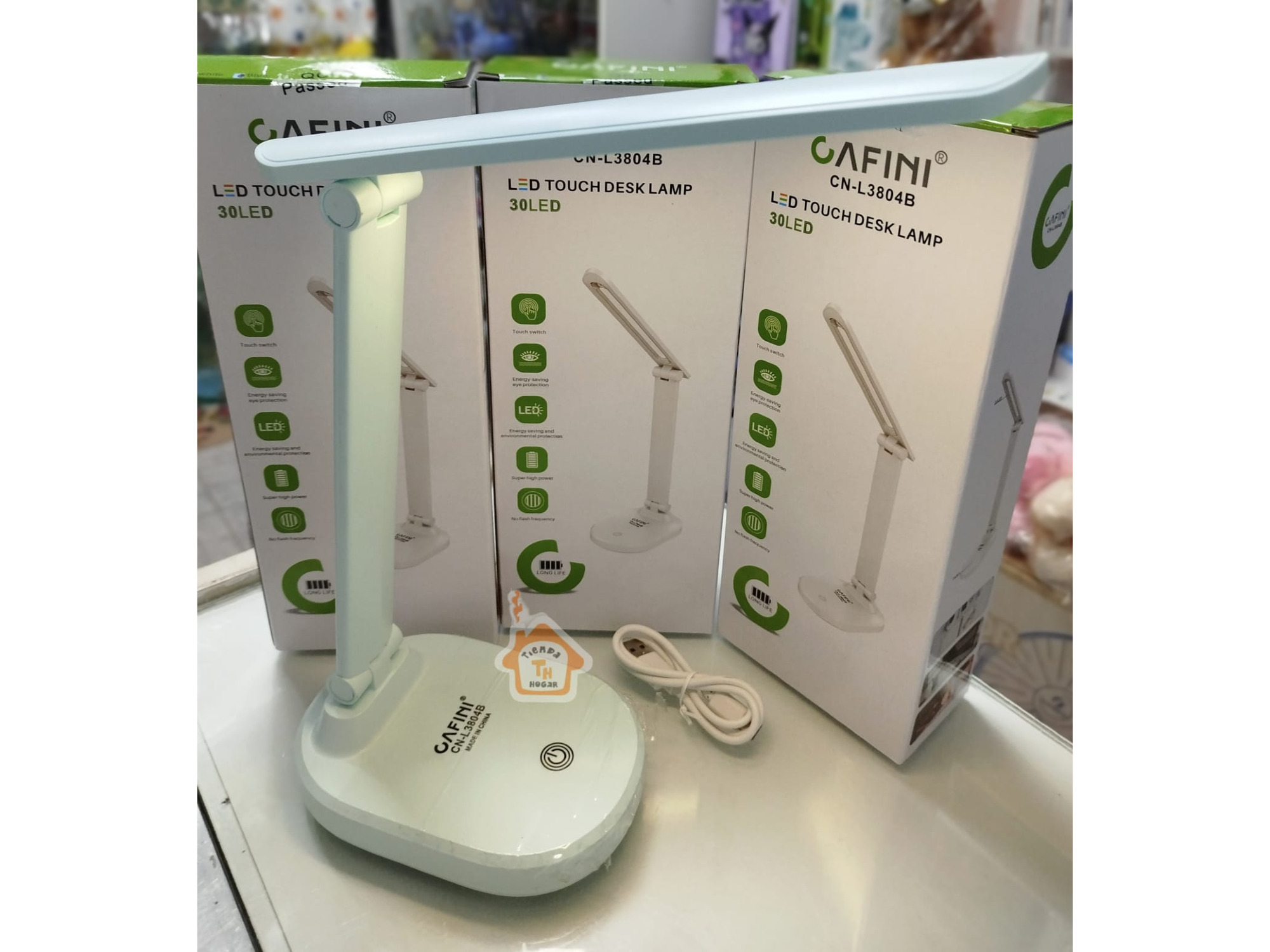 Lampara Velador Led Plegable Escritorio Táctil Recargable