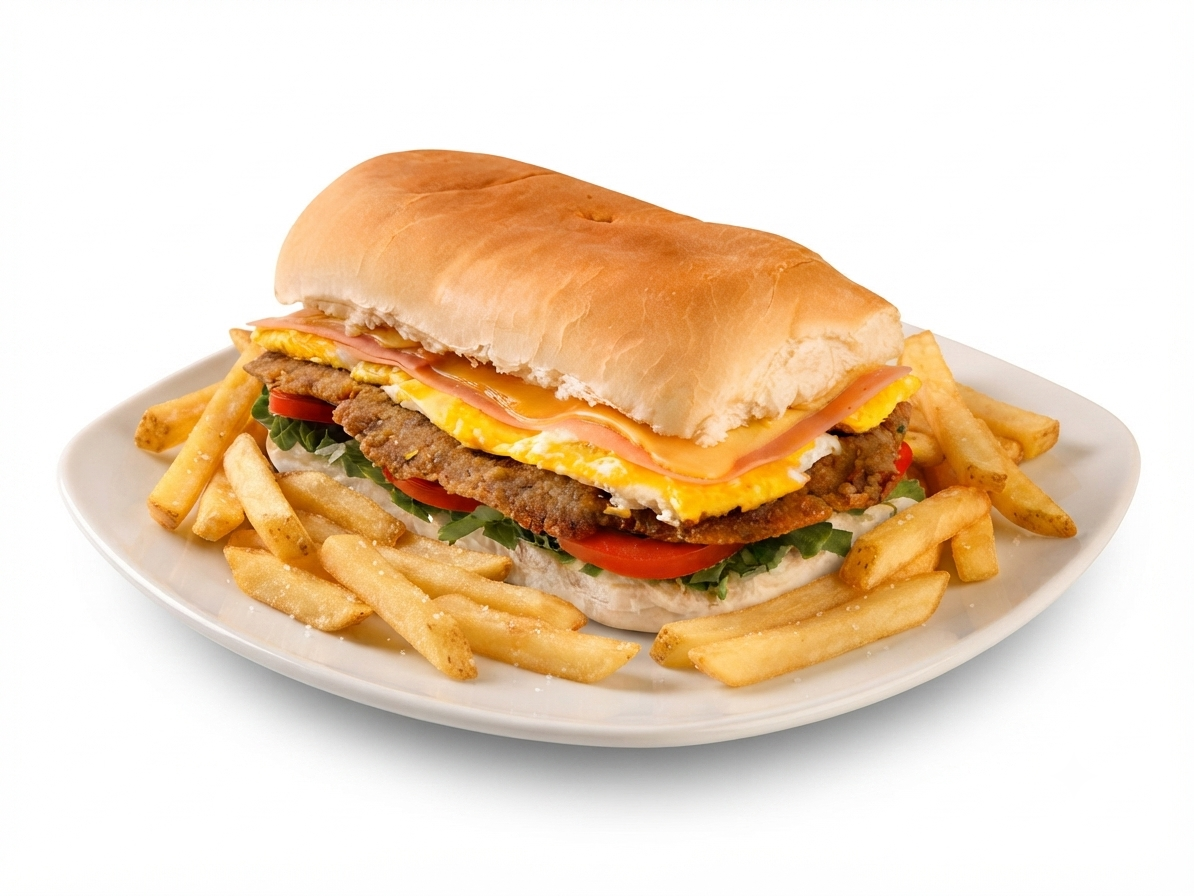 Sándwich de milanesa completo