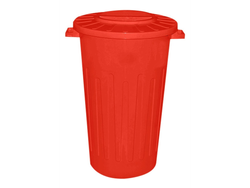 CESTO RESIDUO 48 LT REDONDO CON TAPA 48 LT