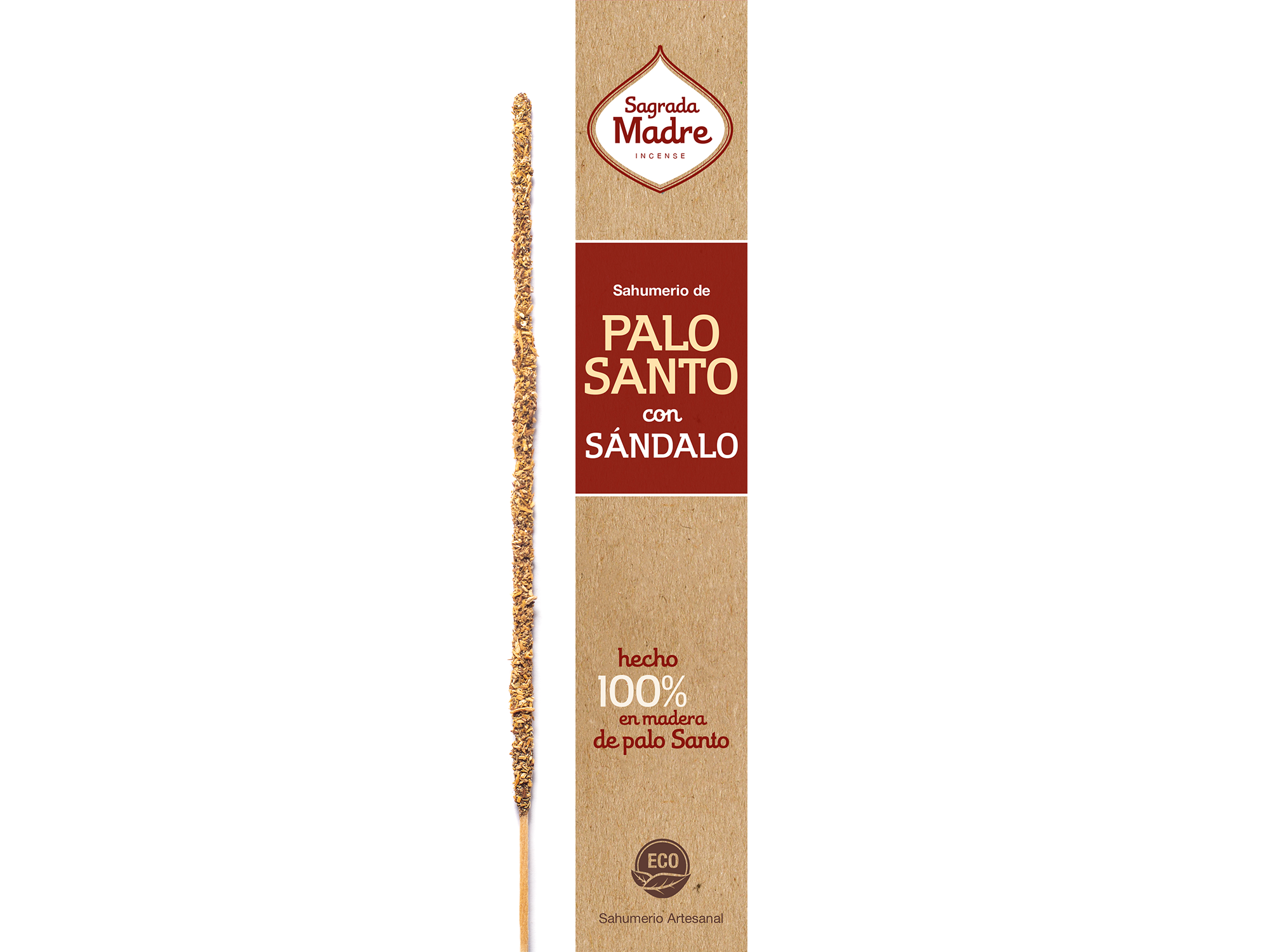 SAHUMERIO PALO SANTO CON SANDALO (SAGRADA MADRE)