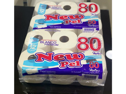 PAPEL HIGIENICO NEW PEL (12 ROLLOS X 80 MT) - COD 000001125