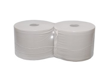 ROLLO INDUSTRIAL BLANCO (PACK X 2 ROLLOS DE 20 CM X 400 MT)