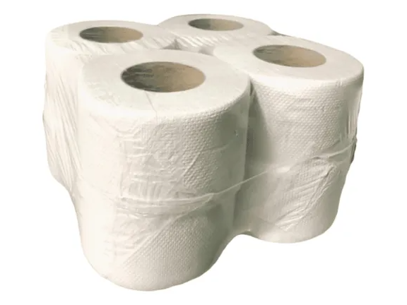 PAPEL HIGIENICO CONO GRANDE (BOLSON 8 ROLLOS X 300 MT)