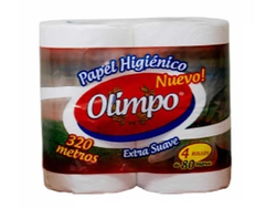PAPEL HIGIENICO BLANCO OLIMPO (BOLSON 48 ROLLOS X 80 METROS)