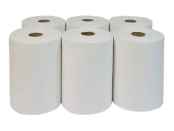 TOALLA EN ROLLO BLANCA PREMIUM SALGAN (6 ROLLOS X 300 MT)
